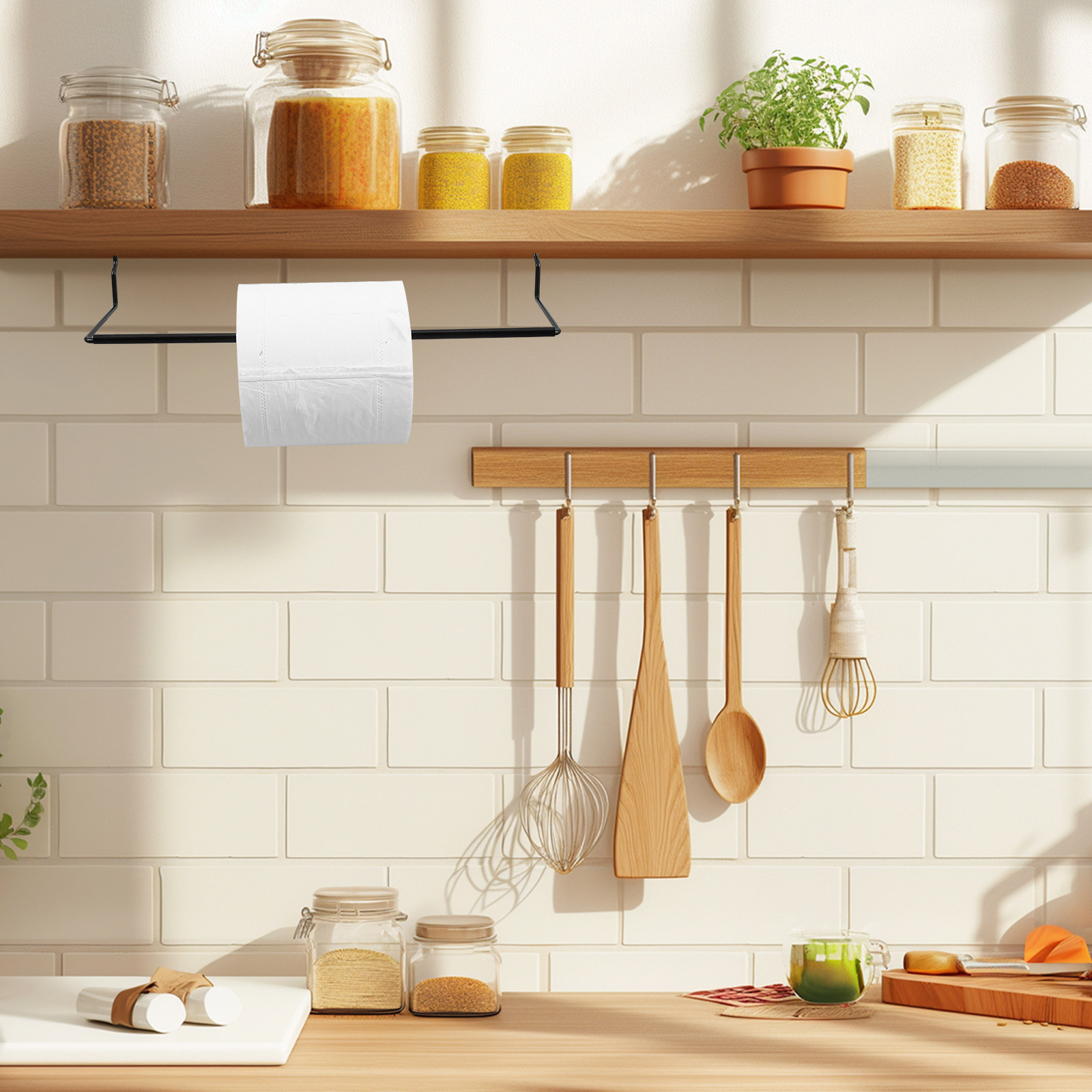 Food Storage Organizer - Suporte de Metal para Toalhas de