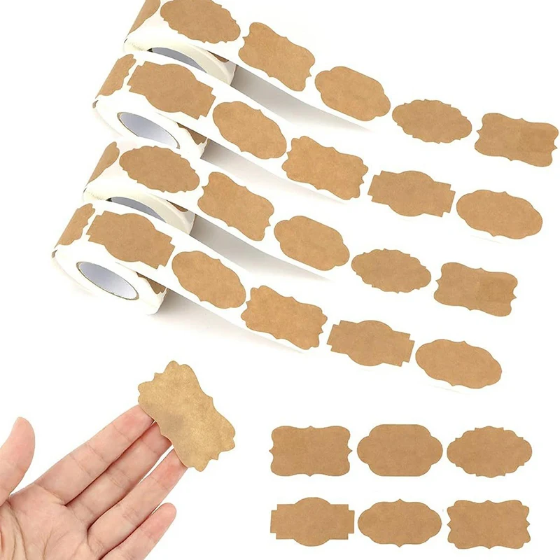 Food Storage Labels - Etiquetas Autoadesivas para Frascos de Especiarias,
