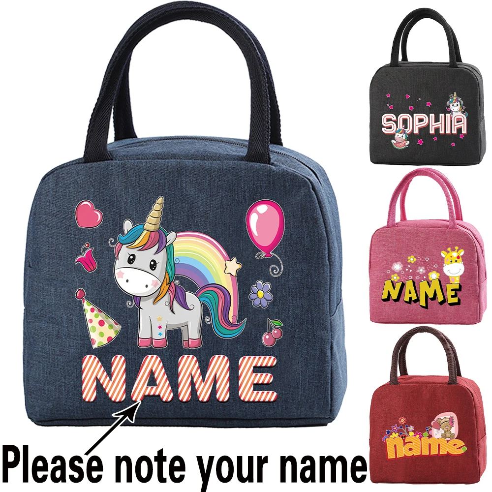 Food Storage Name - Personalize qualquer nome sacos de almoço