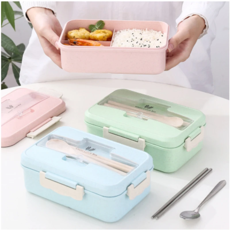 Food Storage Plastic Bag - Lancheira Microondas De Palha De Trigo,