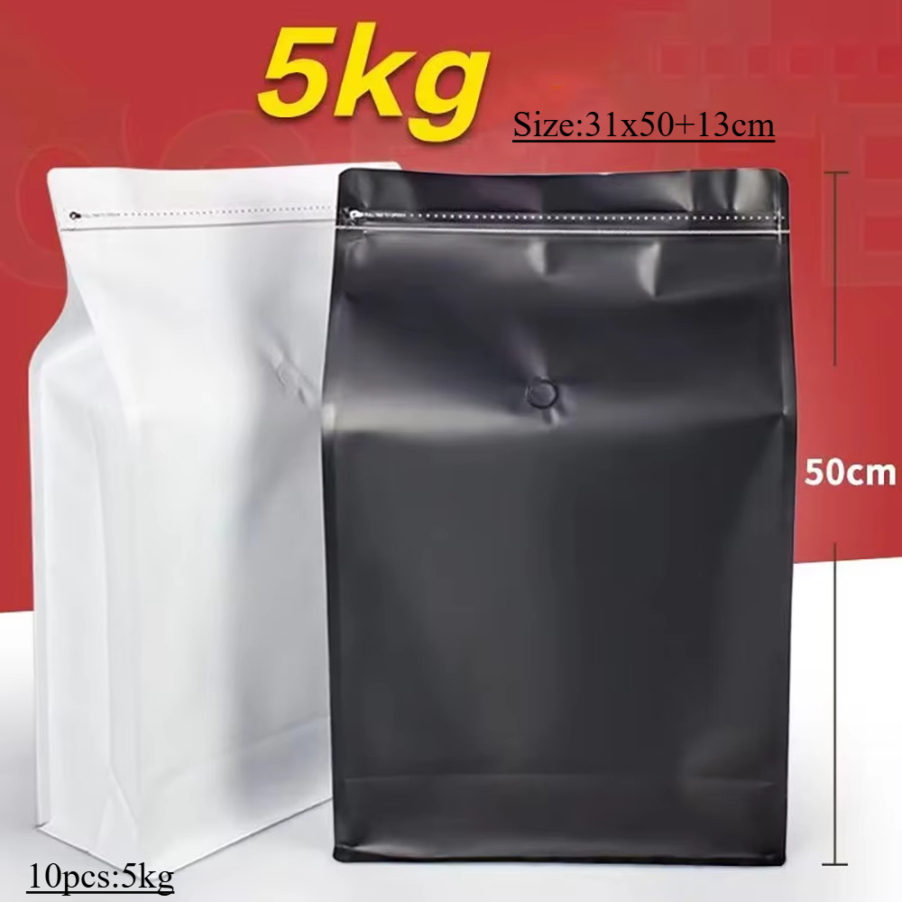 Food Storage Zip Lock Bags - 10 peças 5kg ziplock grãos de
