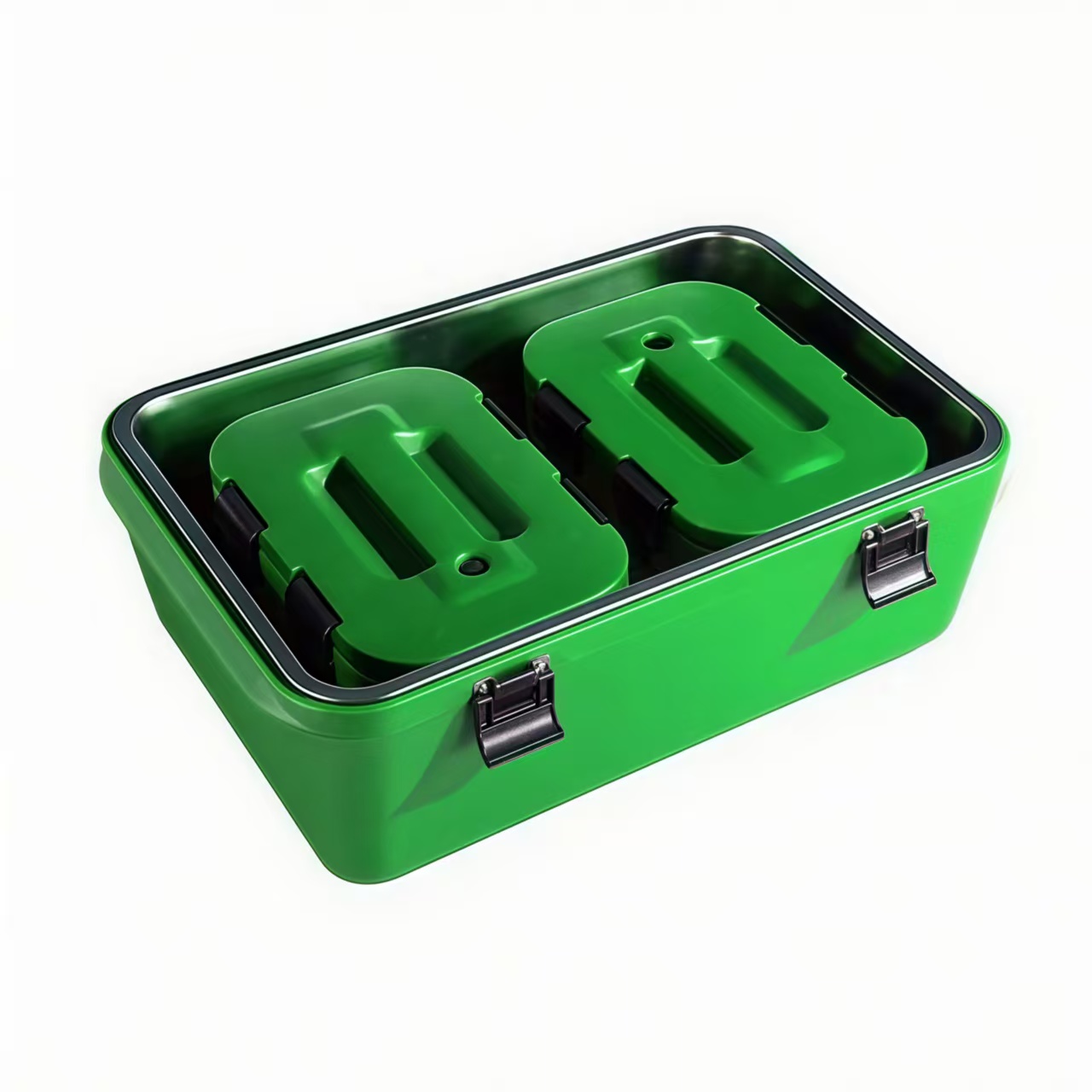 Food Storage To Keep Warm - Conjunto de 4 Recipientes Retangulares de