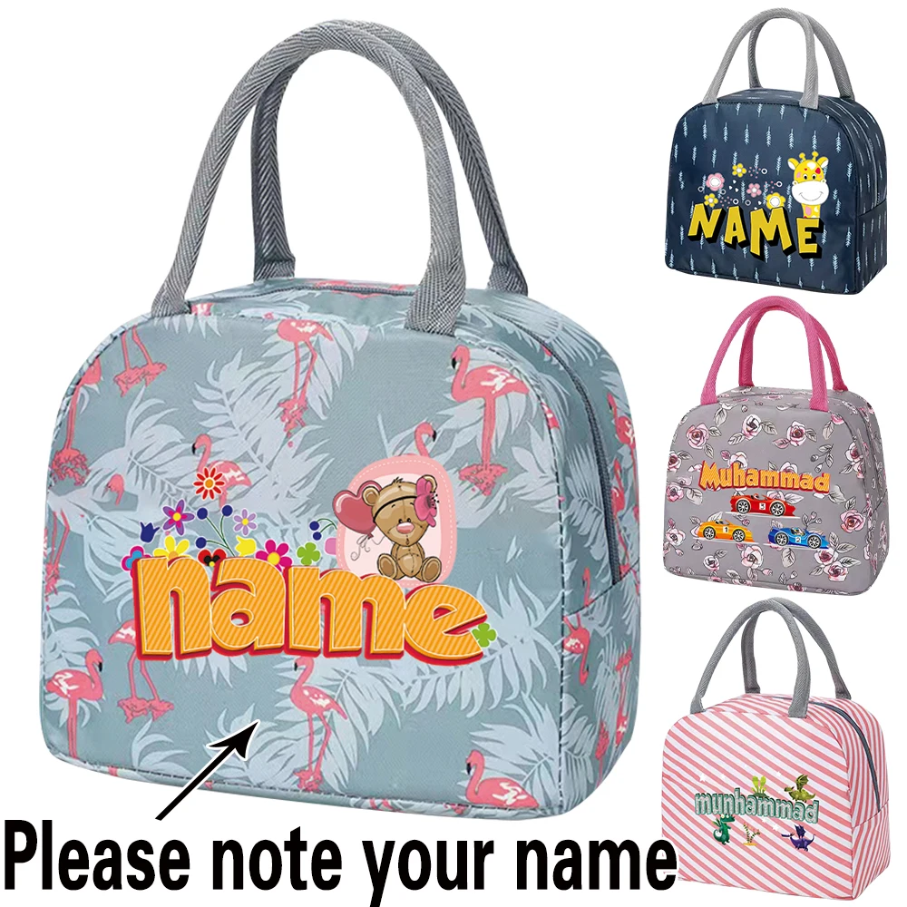 Food Storage Name - Bolsa de almoço com nome personalizado