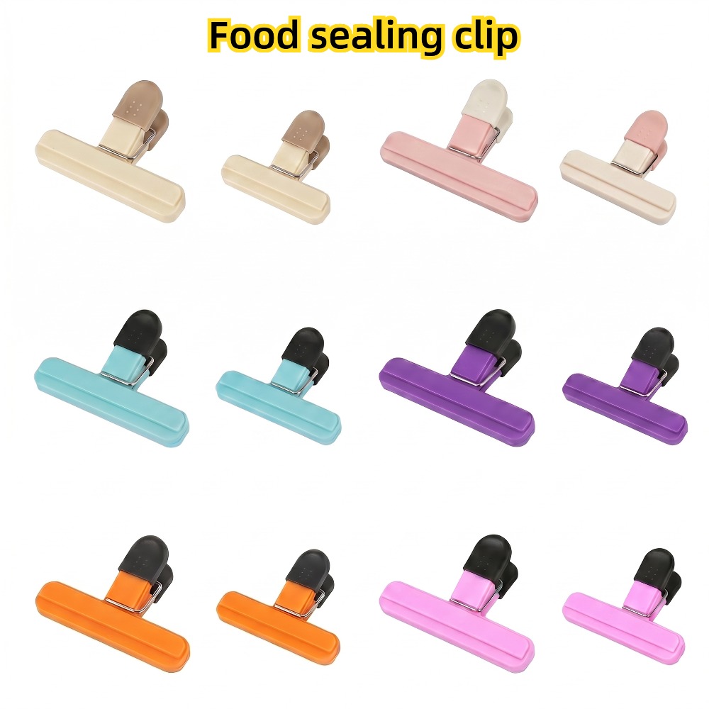 Food Storage Zip Lock Bags - Clipe Grande para Sacos de Alimentos,