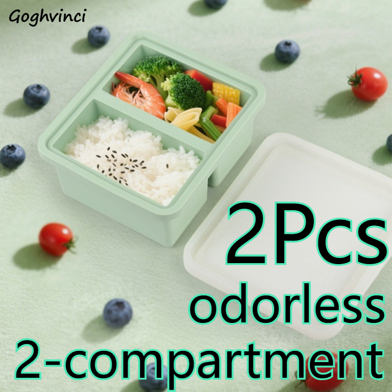 Food Storage Freezer Containers - Caixa de almoço, compartimento para micro-ondas,