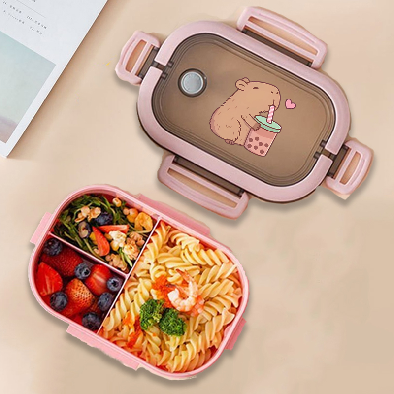Food Storage Organizer - Capivara bento lancheira anime animais impressão