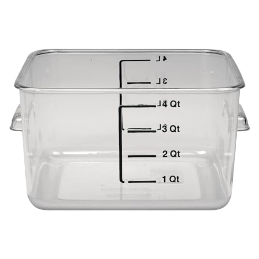 Food Storage Quart Containers - Recipiente Quadrado para Armazenamento de Alimentos