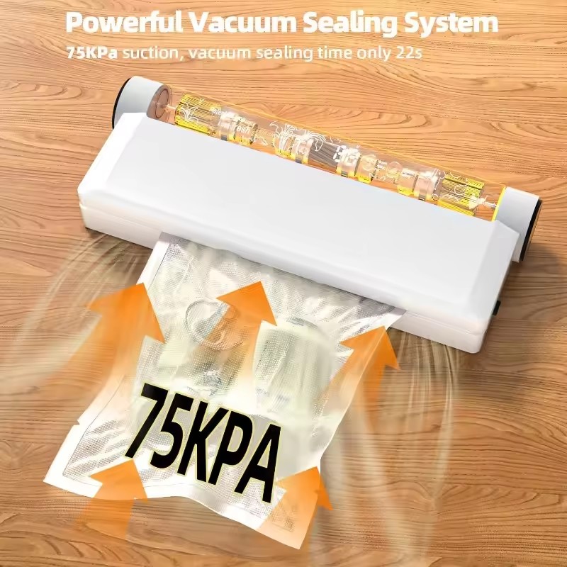 Food Storage Vacuum Seal Bags - Máquina Seladora a Vácuo para Armazenamento