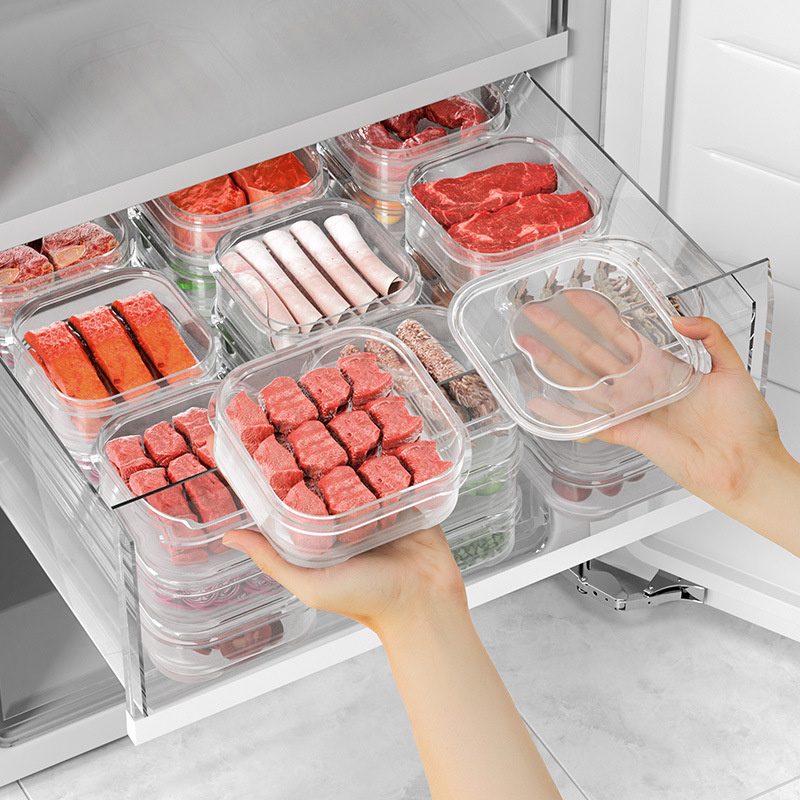 Food Storage Freezer Containers - Caixa de Armazenamento para Freezer de