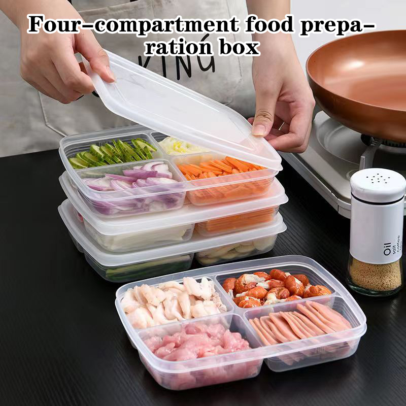 Food Storage Freezer Containers - Nova Caixa Organizadora de Plástico com