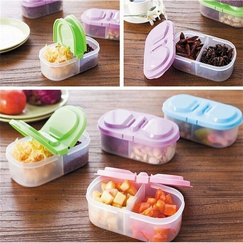 Food Storage Plastic Bag - Portátil protetor de plástico caso recipiente