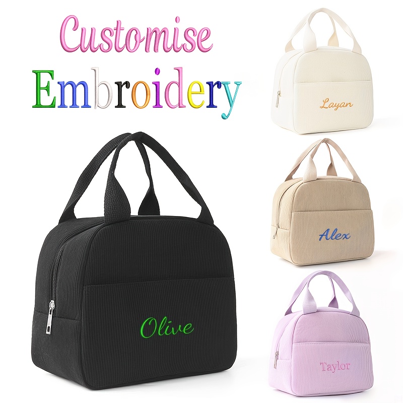Food Storage Name - Bolsa Térmica Personalizada com Nome para