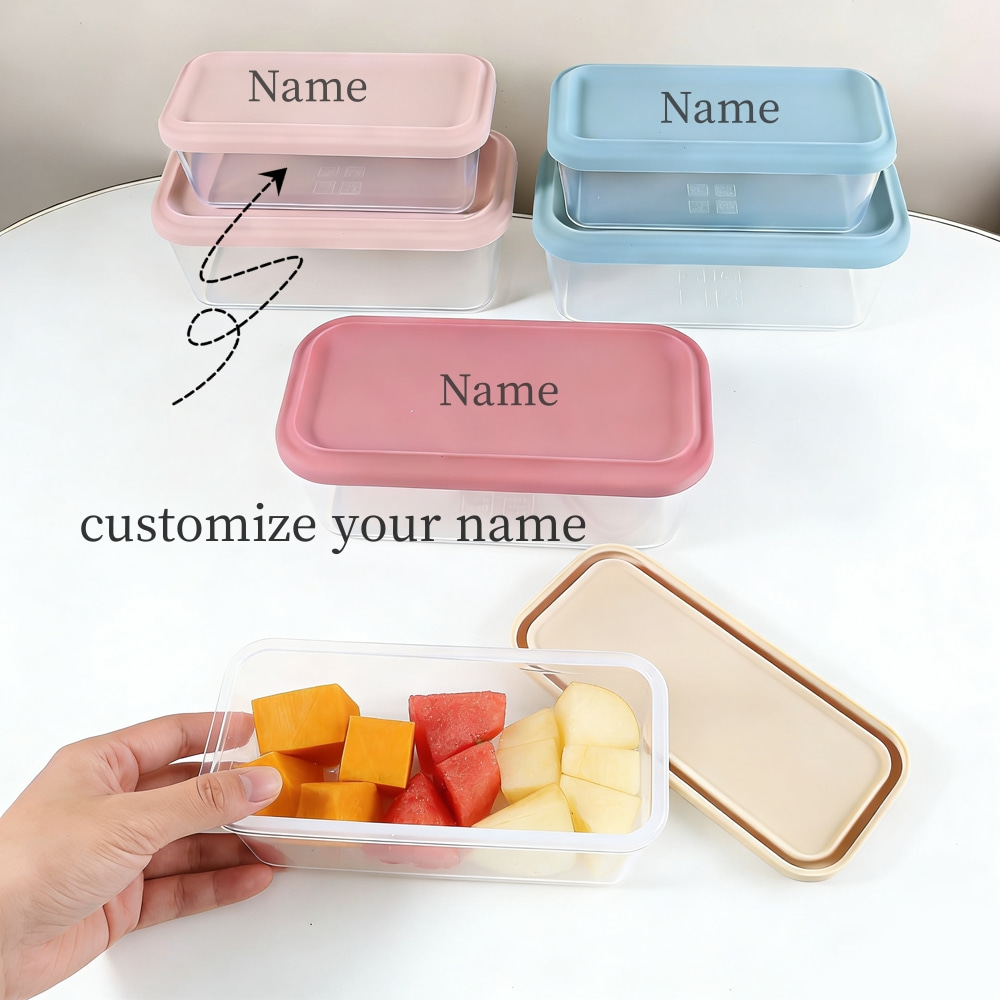 Food Storage Name - Recipientes de armazenamento de alimentos com
