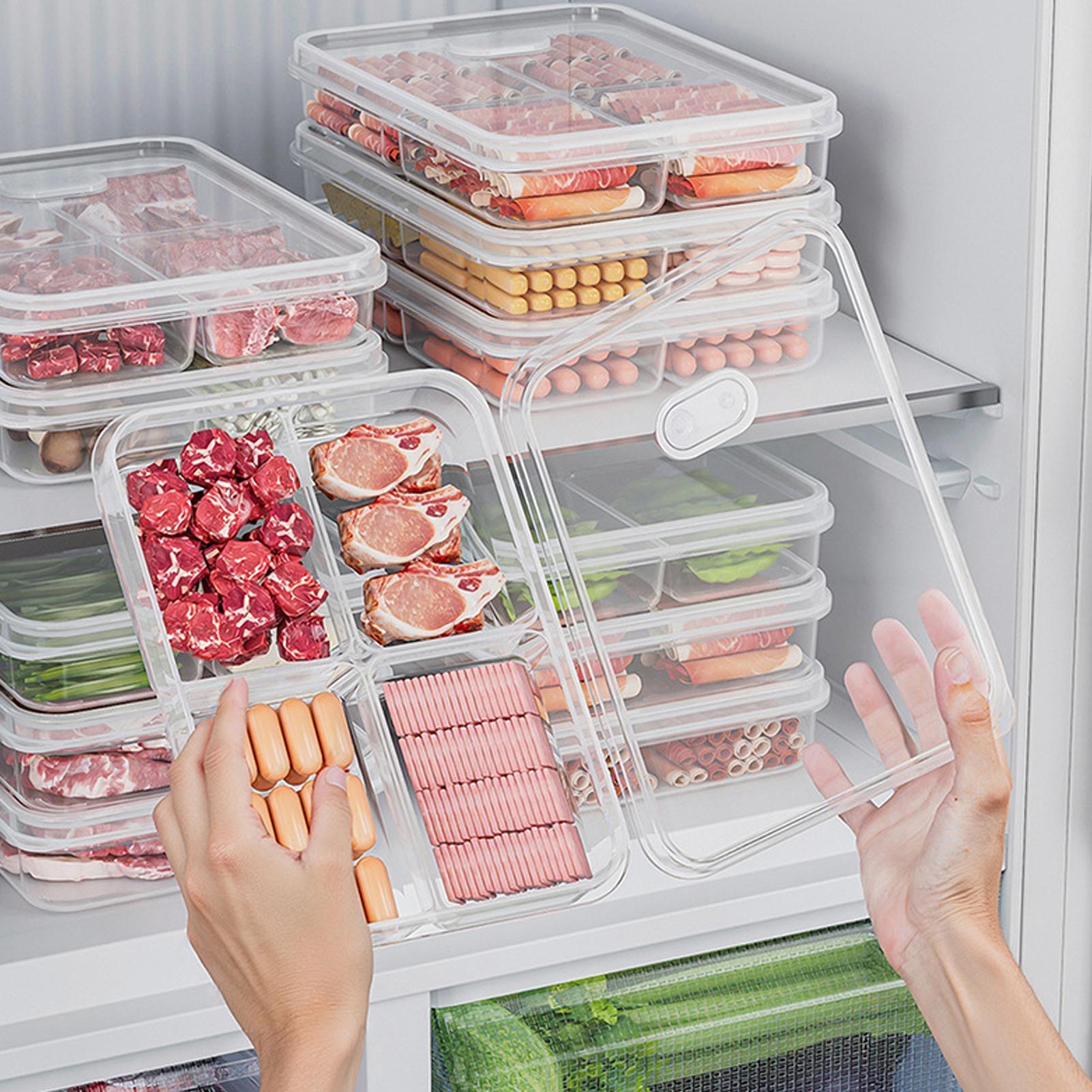 Food Storage Freezer Containers - Caixa de Armazenamento para Refrigerador, Caixa