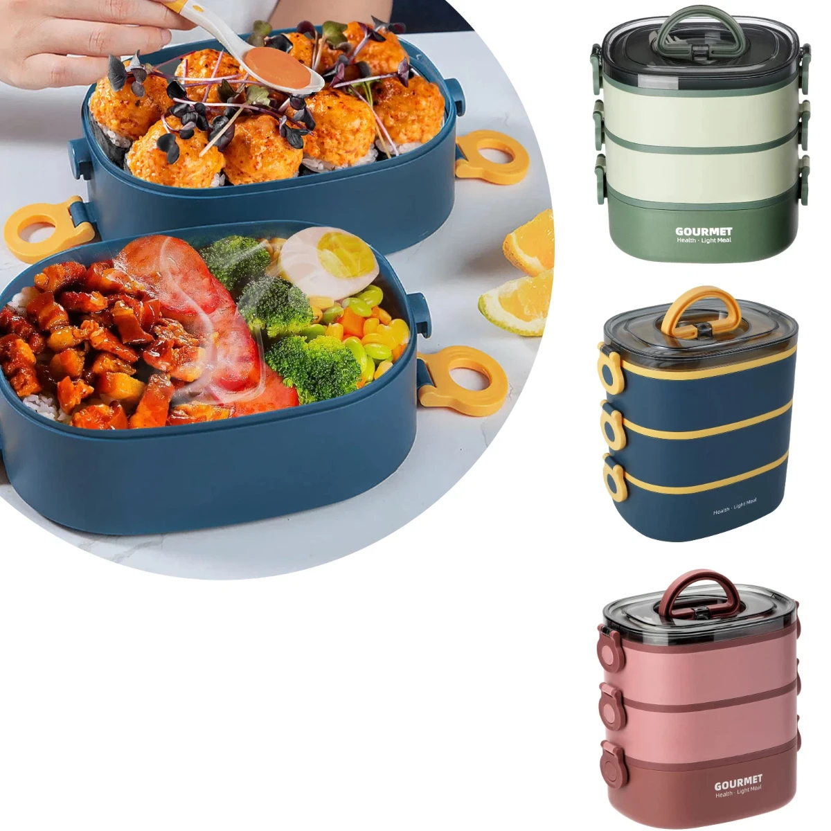 Food Storage To Keep Warm - Marmita portátil para adultos de 2000ML,