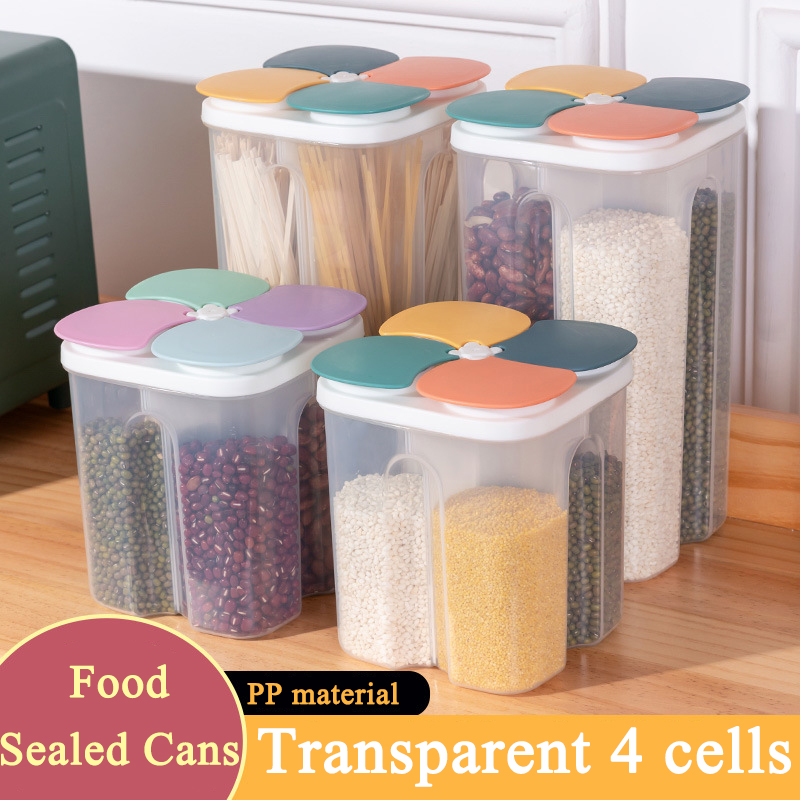 Food Storage Kitchen Container Set - Caixa de armazenamento de cereais de
