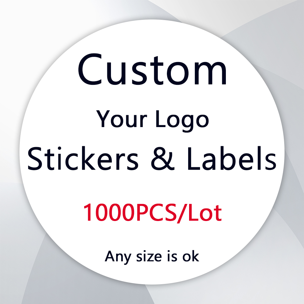 Food Storage Labels - 1000 peças adesivos personalizados logotipo personalizado