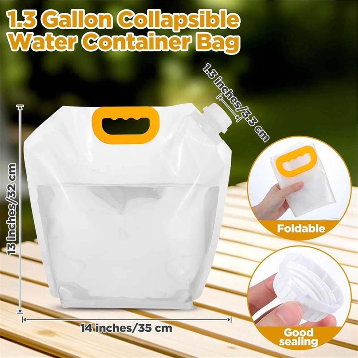 Food Storage Emergency - T22C 20 Peças Saco Dobrável de