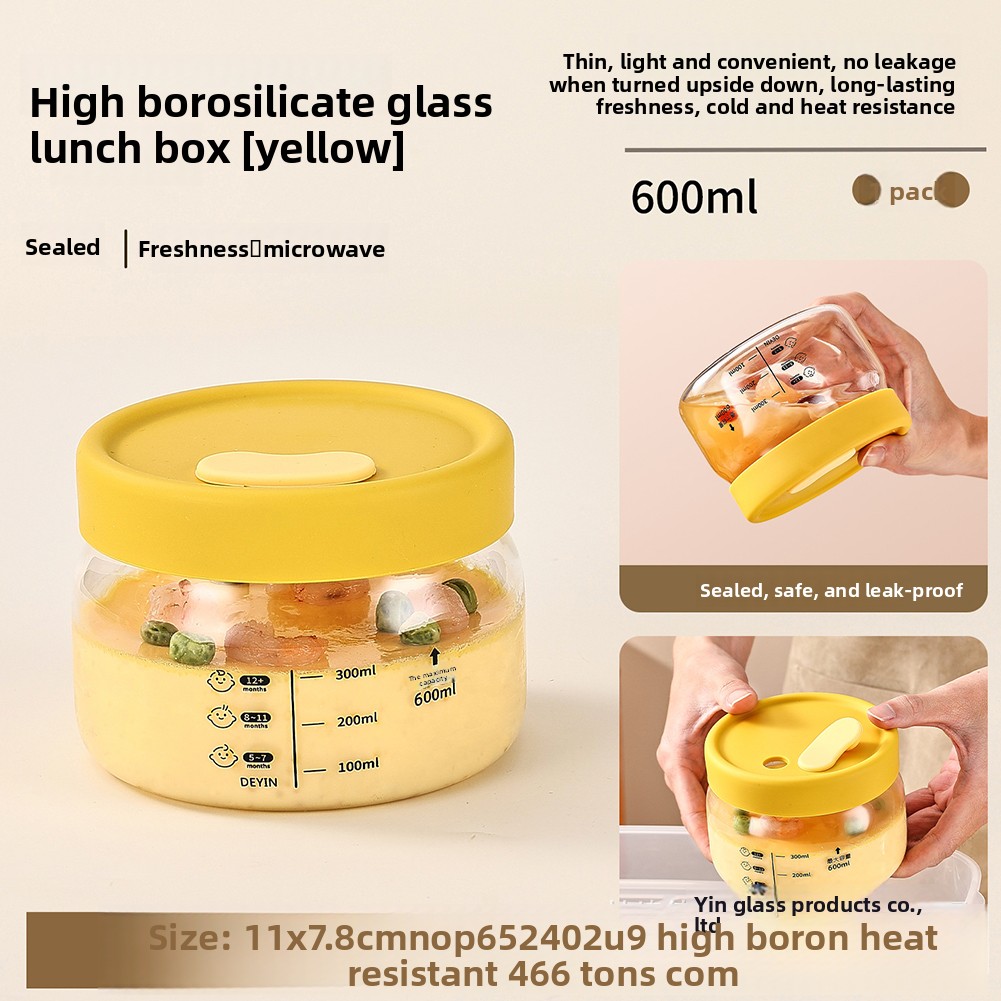 Food Storage Glass Containers - Recipiente de armazenamento de alimentos de