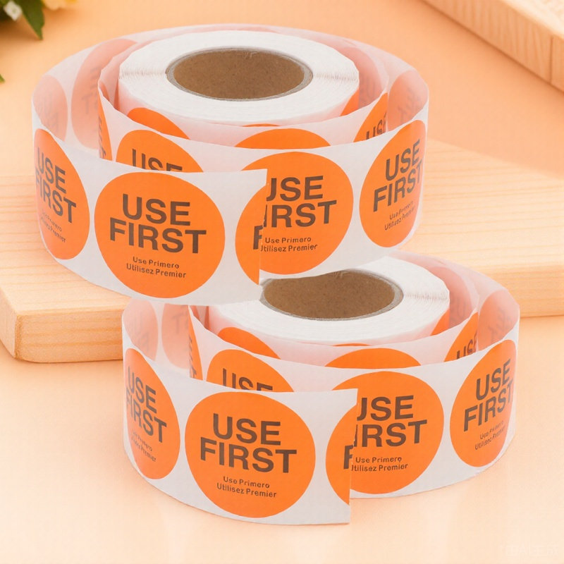 Food Storage Labels - 2 Rolos de Etiquetas Adesivas para