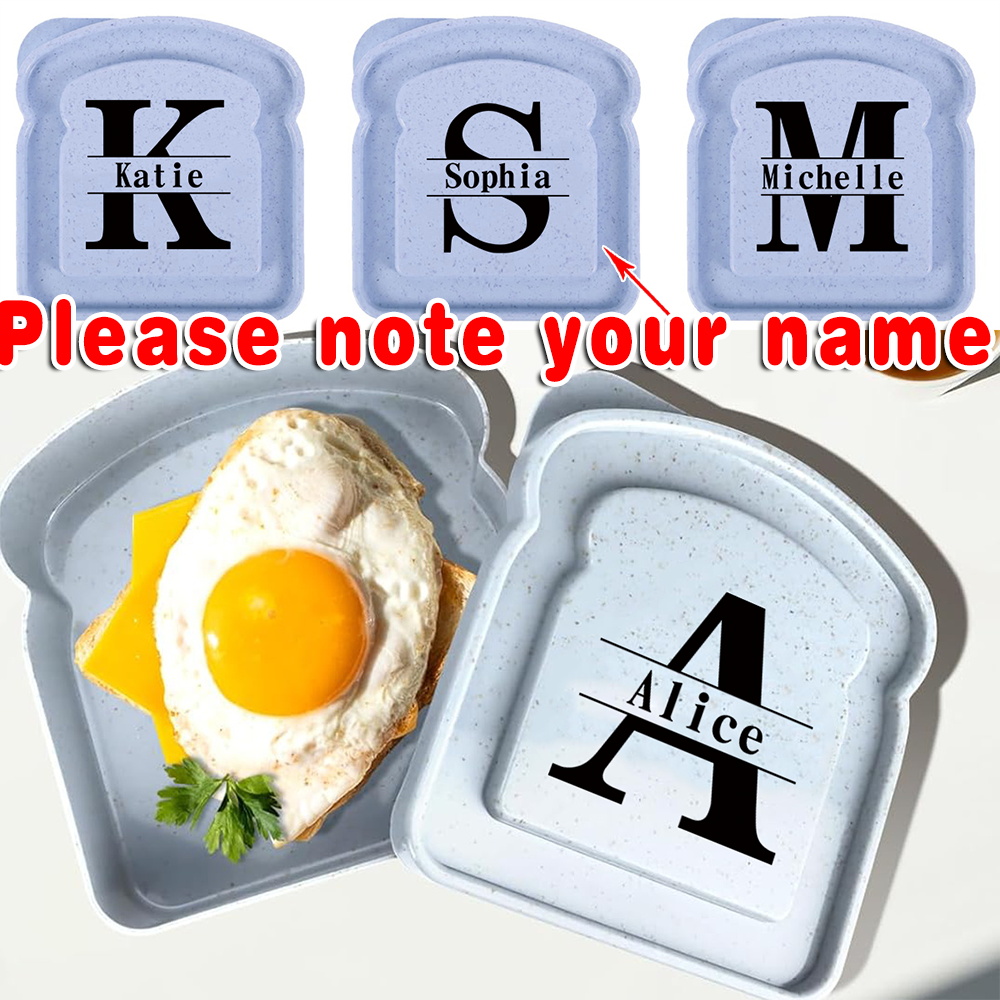 Food Storage Name - Nome personalizado torradas frescor preservação sanduíche
