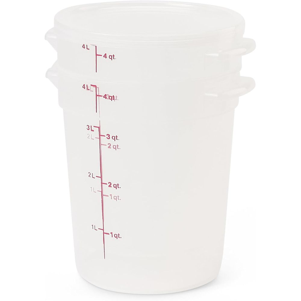 Recipientes de Armazenamento d - Food Storage Quart Containers avaliação e preço