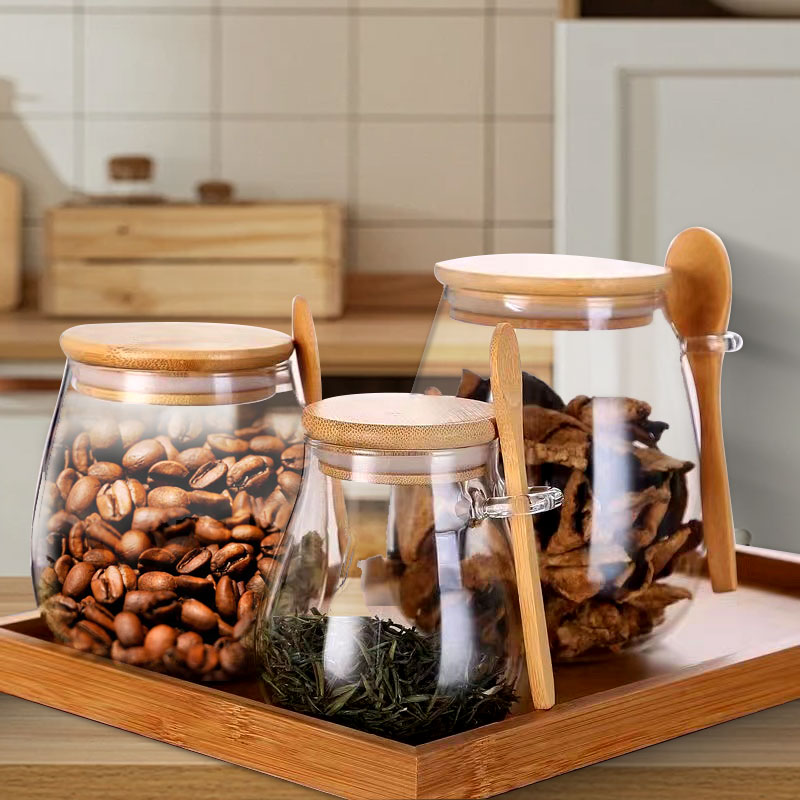 Frasco de vidro selado de 34 o - Food Storage Set Glass avaliação e preço