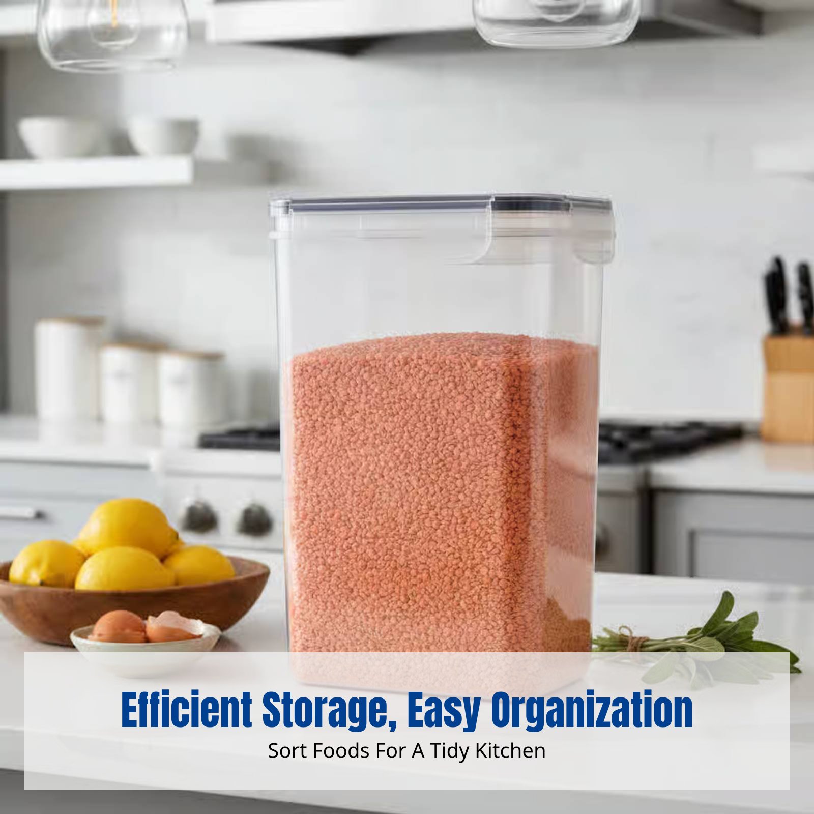 Conjunto de Recipientes Hermét - Food Storage Kitchen Container Set avaliação e preço