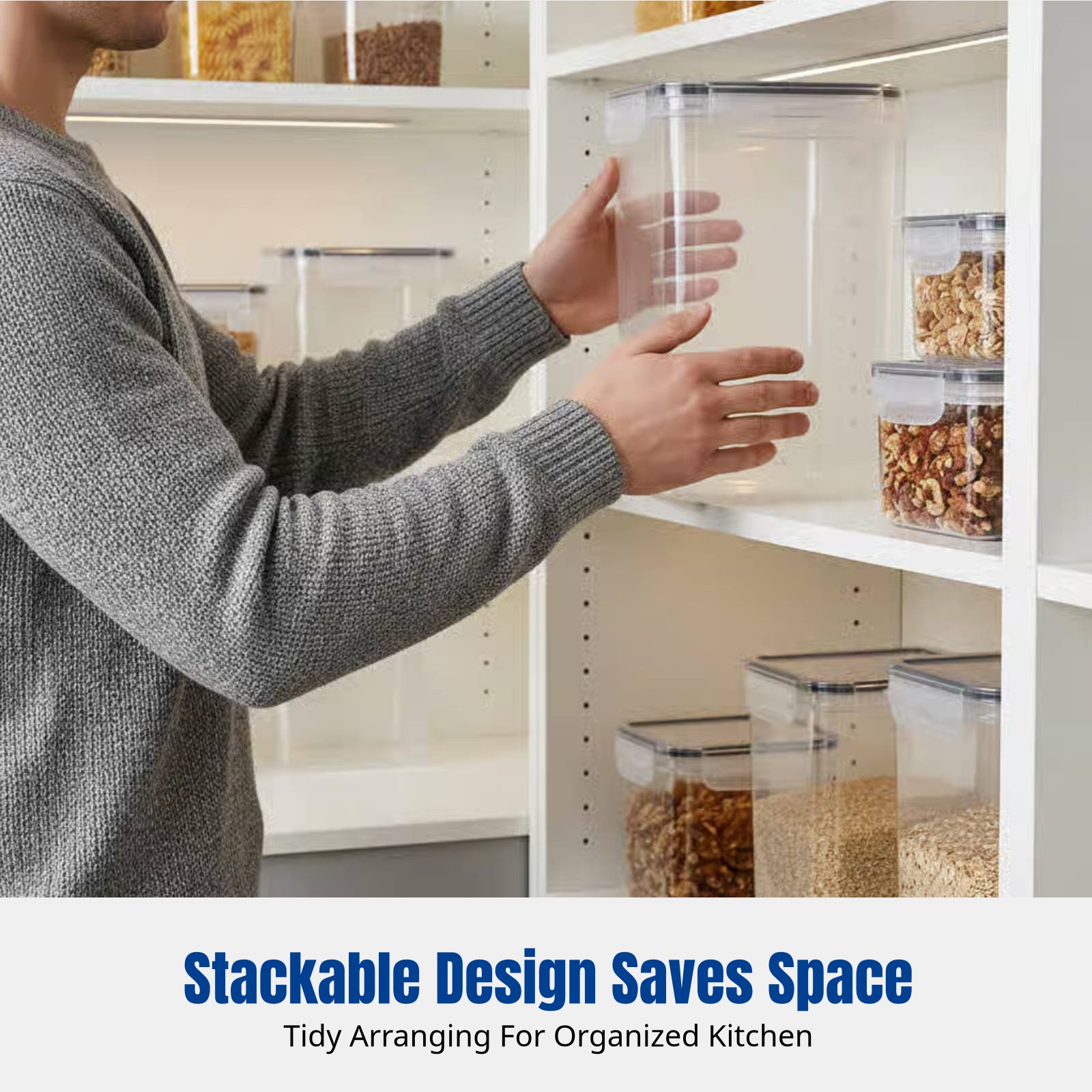 Conjunto de Recipientes Hermét - Food Storage Kitchen Container Set avaliação e preço