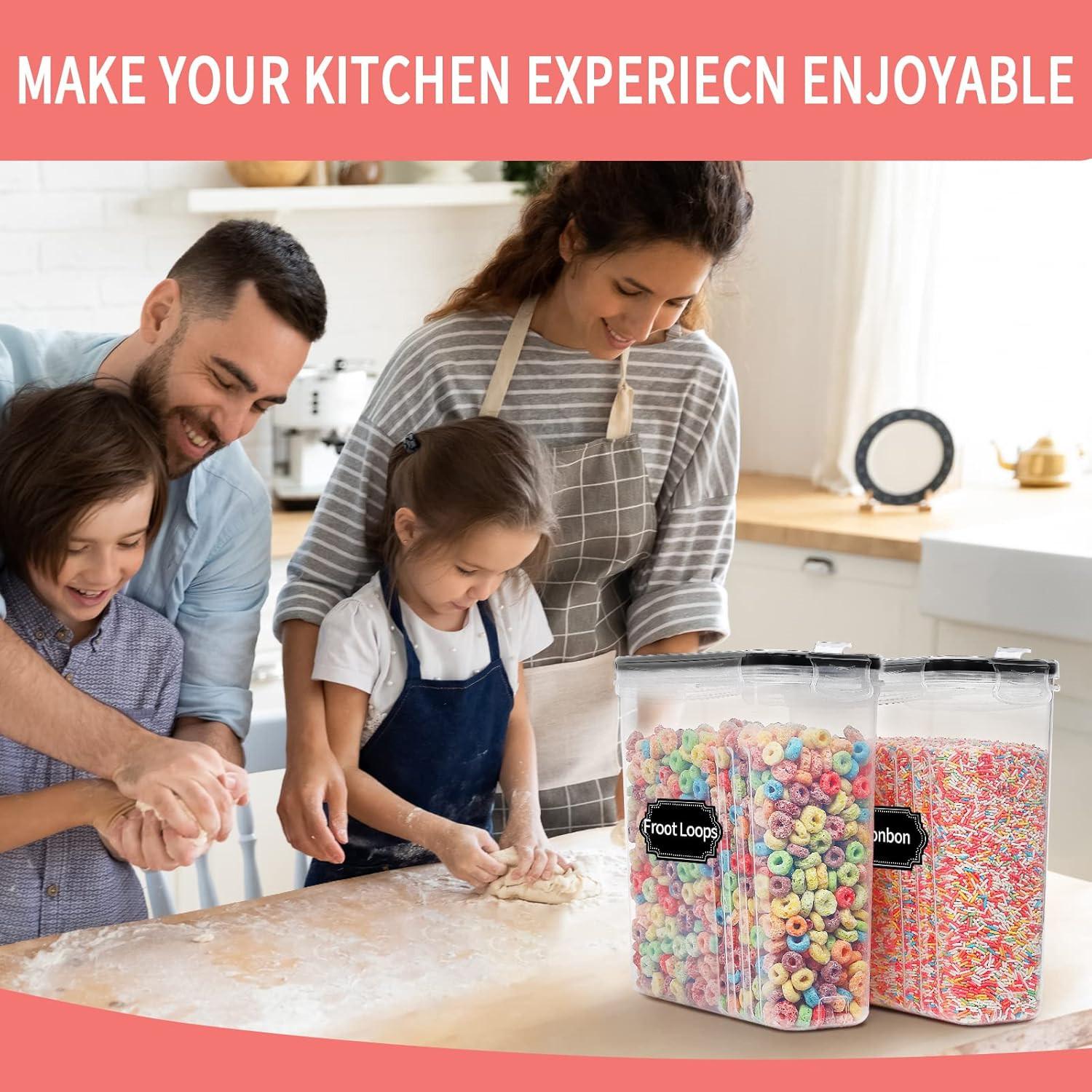 Recipientes de armazenamento d - Food Storage Kitchen Container Set avaliação e preço