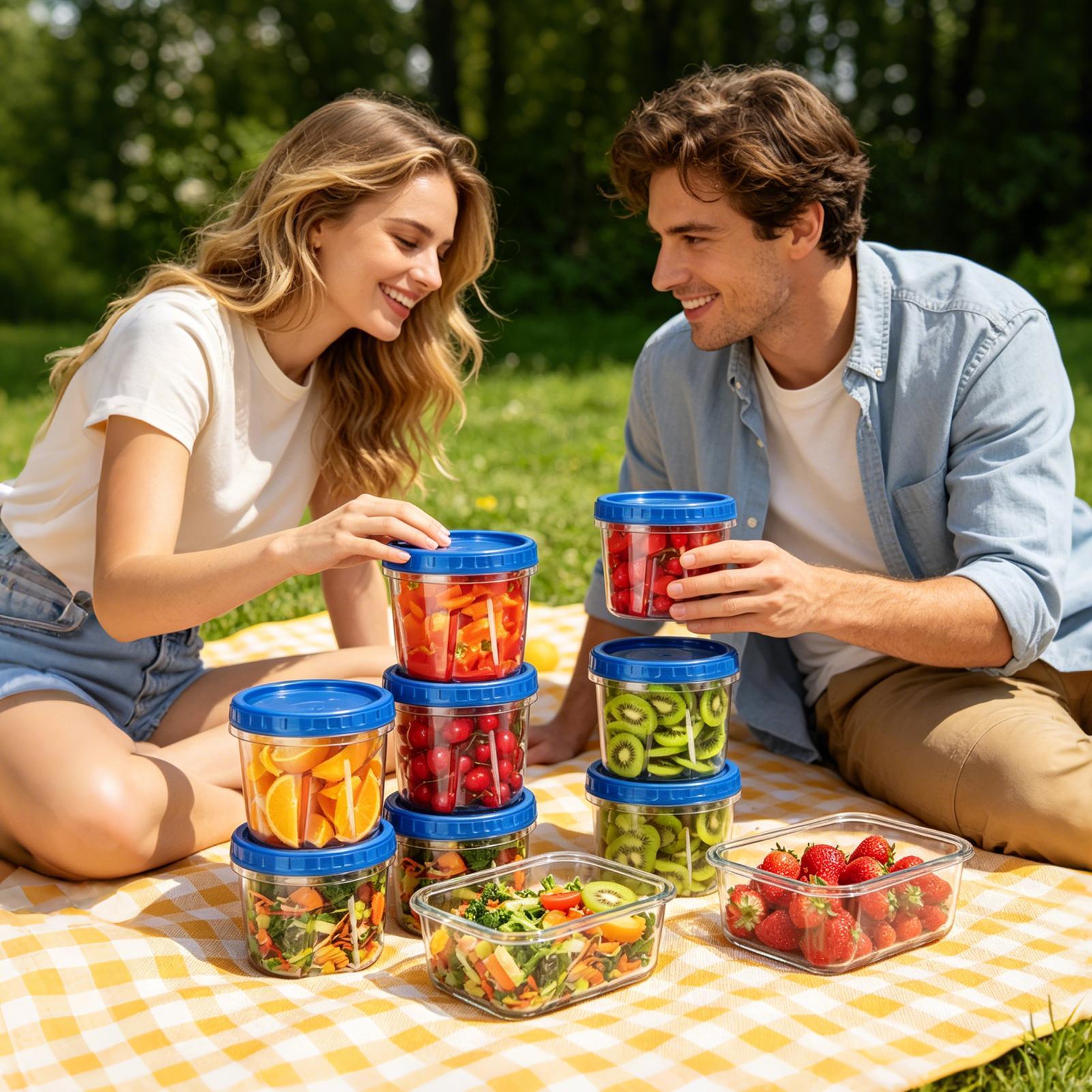 Recipientes para armazenamento - Food Storage Freezer Containers avaliação e preço