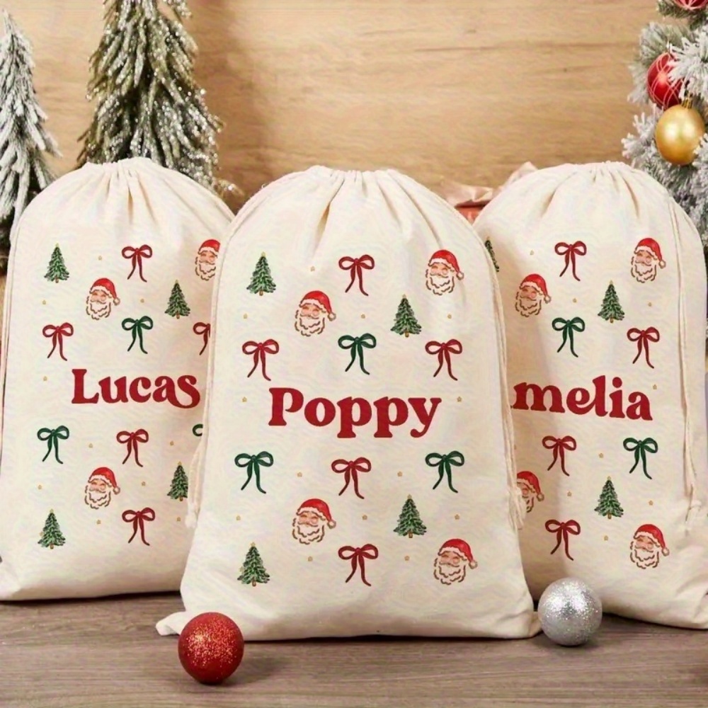Saco de Natal Personalizado Si - Food Storage Name avaliação e preço