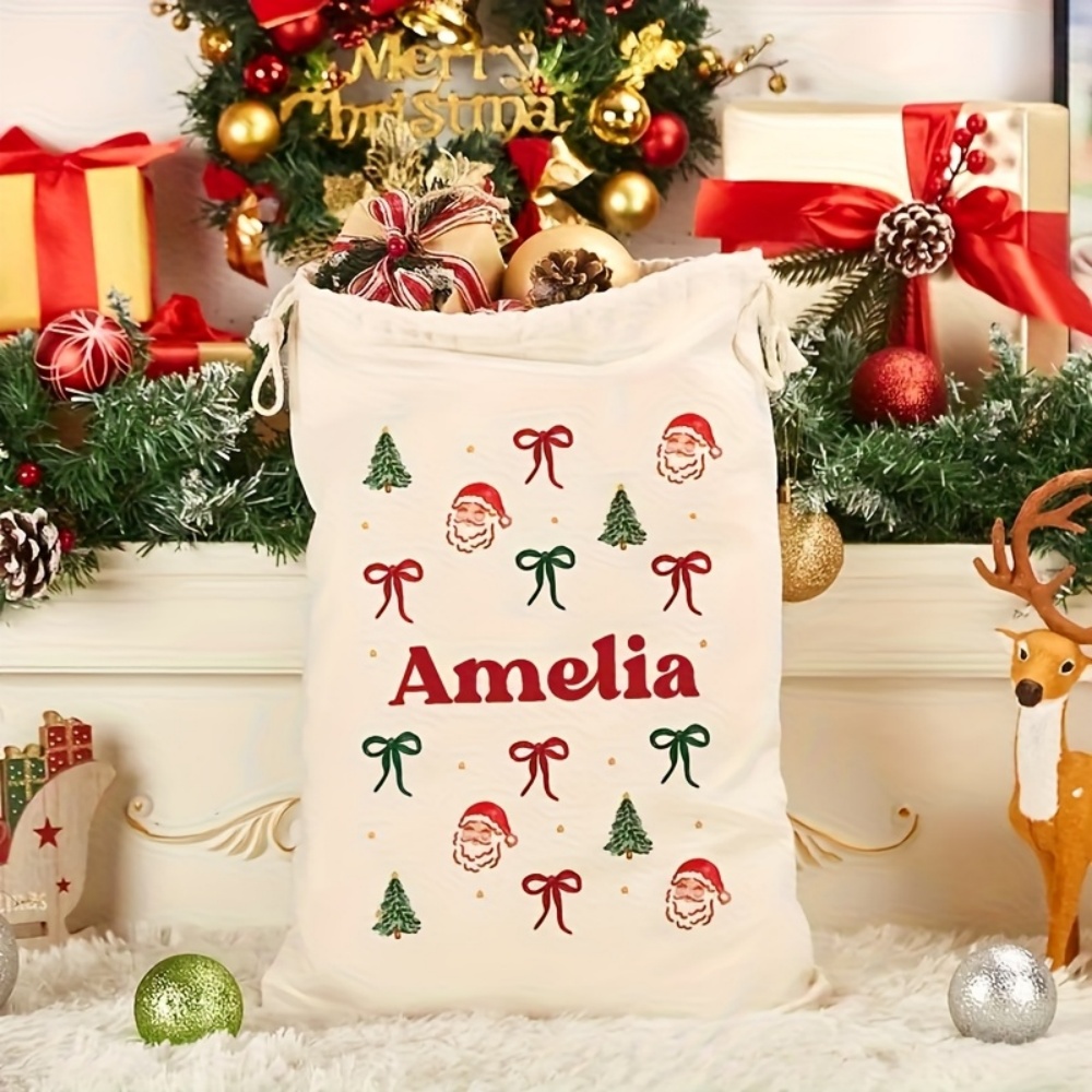 Saco de Natal Personalizado Si - Food Storage Name avaliação e preço