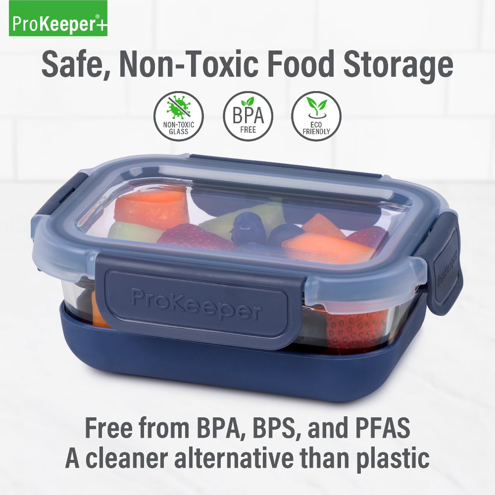 Conjunto de 2 Recipientes de V - Food Storage Glass Containers avaliação e preço