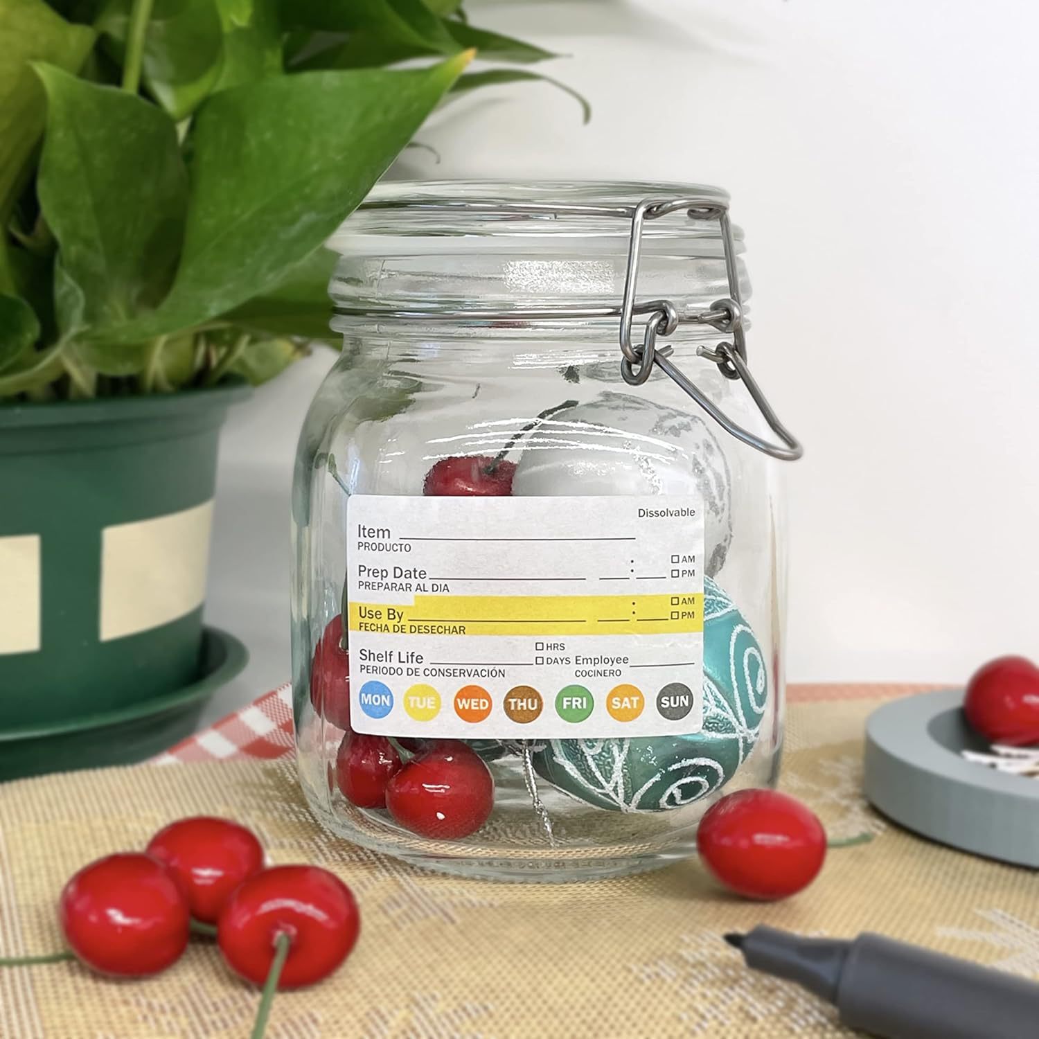 250 Etiquetas Adesivas Imperme - Food Storage Labels avaliação e preço