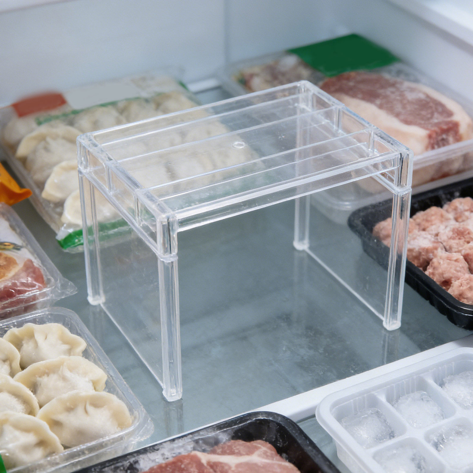 2 Peças Prateleira Organizador - Food Storage Organizer avaliação e preço