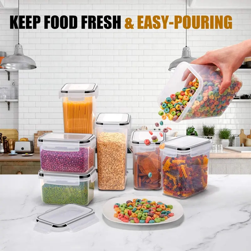Conjunto de 7 Recipientes para - Food Storage Kitchen Container Set avaliação e preço