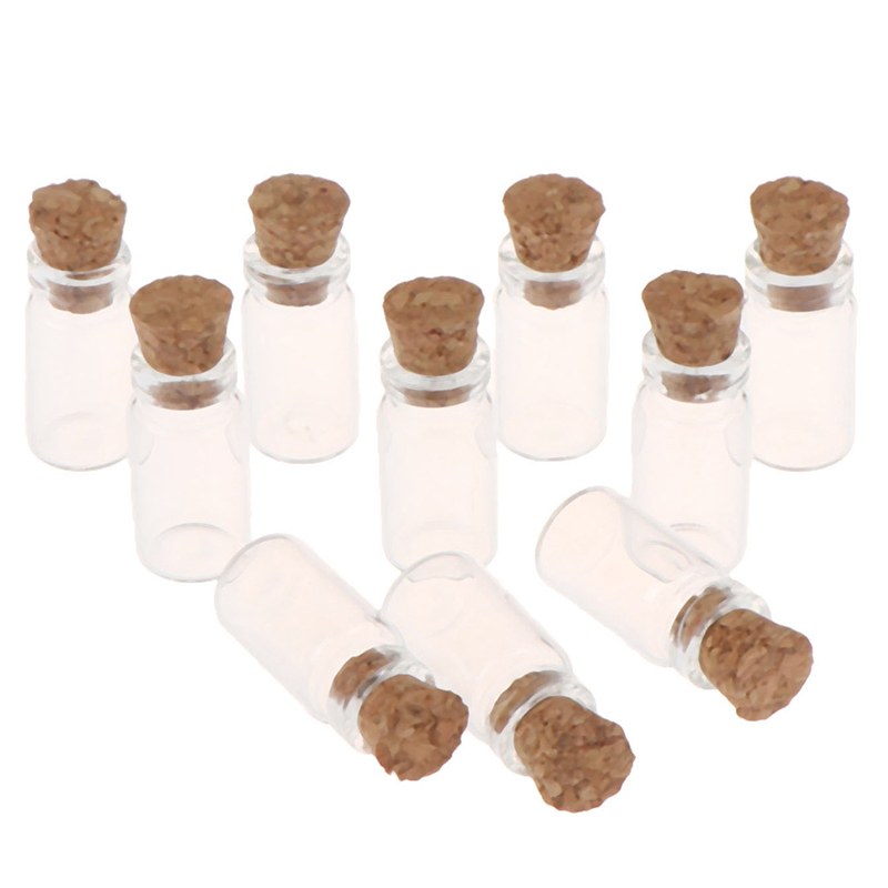 10 Peças de Miniaturas de Pote - Food Storage Jar Glass avaliação e preço