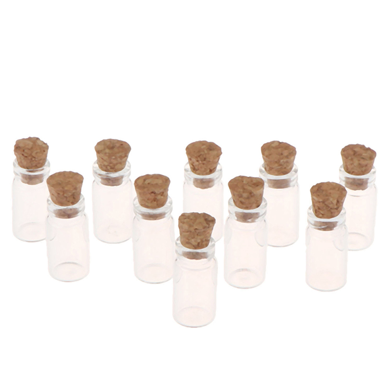 10 Peças de Miniaturas de Pote - Food Storage Jar Glass avaliação e preço