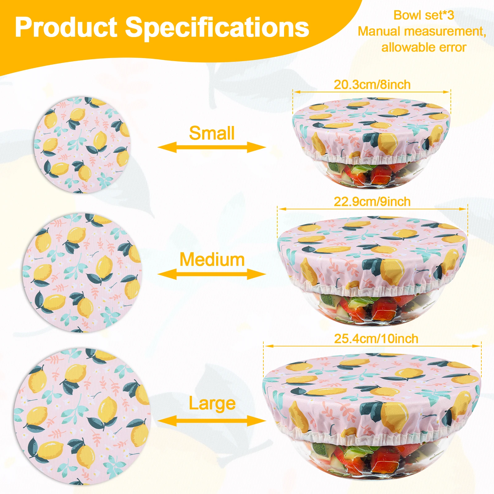 3 pçs tigela cobre conjunto el - Food Storage Kitchen Container Set avaliação e preço