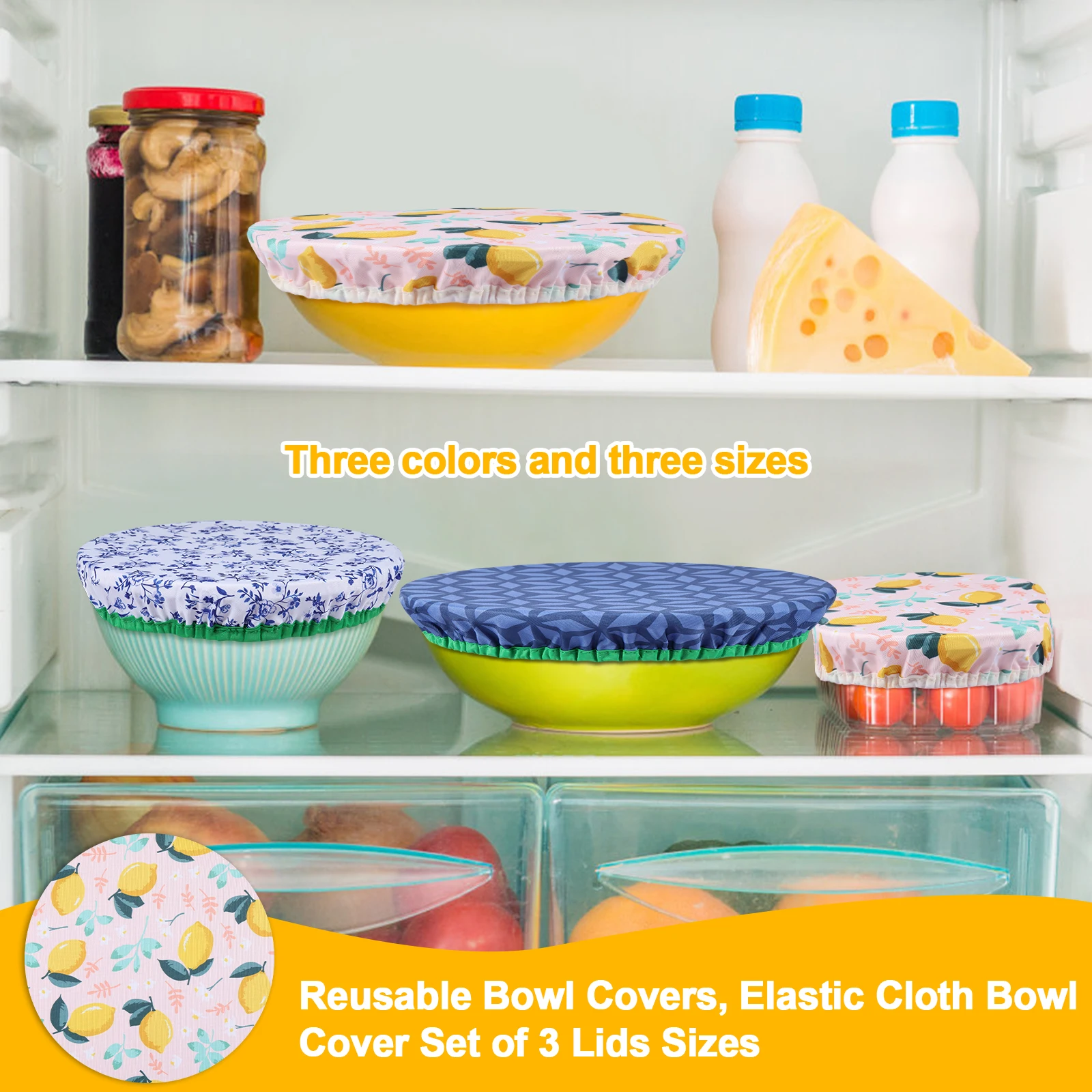 3 pçs tigela cobre conjunto el - Food Storage Kitchen Container Set avaliação e preço