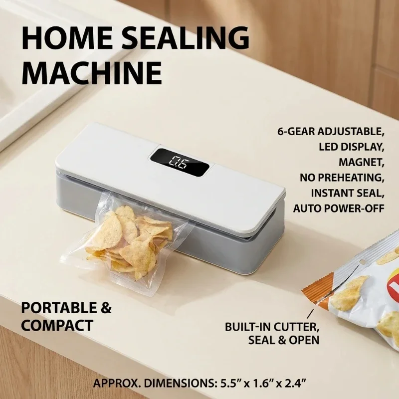 Mini Seladora Térmica Portátil - Food Storage Zip Lock Bags avaliação e preço