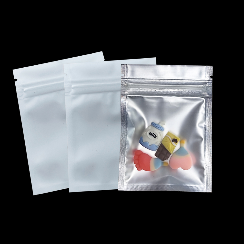 100 pçs/lote fosco claro zip l - Food Storage Zip Lock Bags avaliação e preço