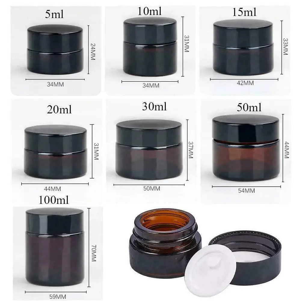 2 pçs 5ml/10ml/15ml/20ml/30ml/ - Food Storage Set Glass avaliação e preço