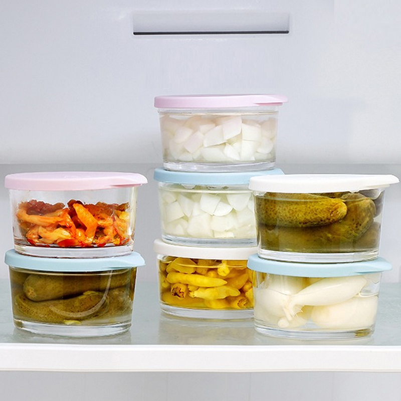 ● Recipiente Redondo para Arma - Food Storage Glass Containers avaliação e preço