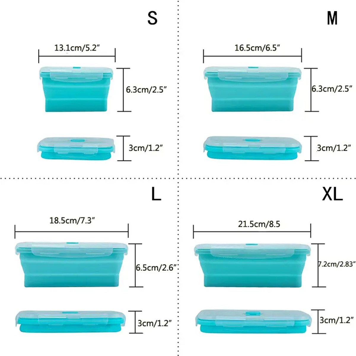 Recipiente de Armazenamento de - Food Storage Freezer Containers avaliação e preço