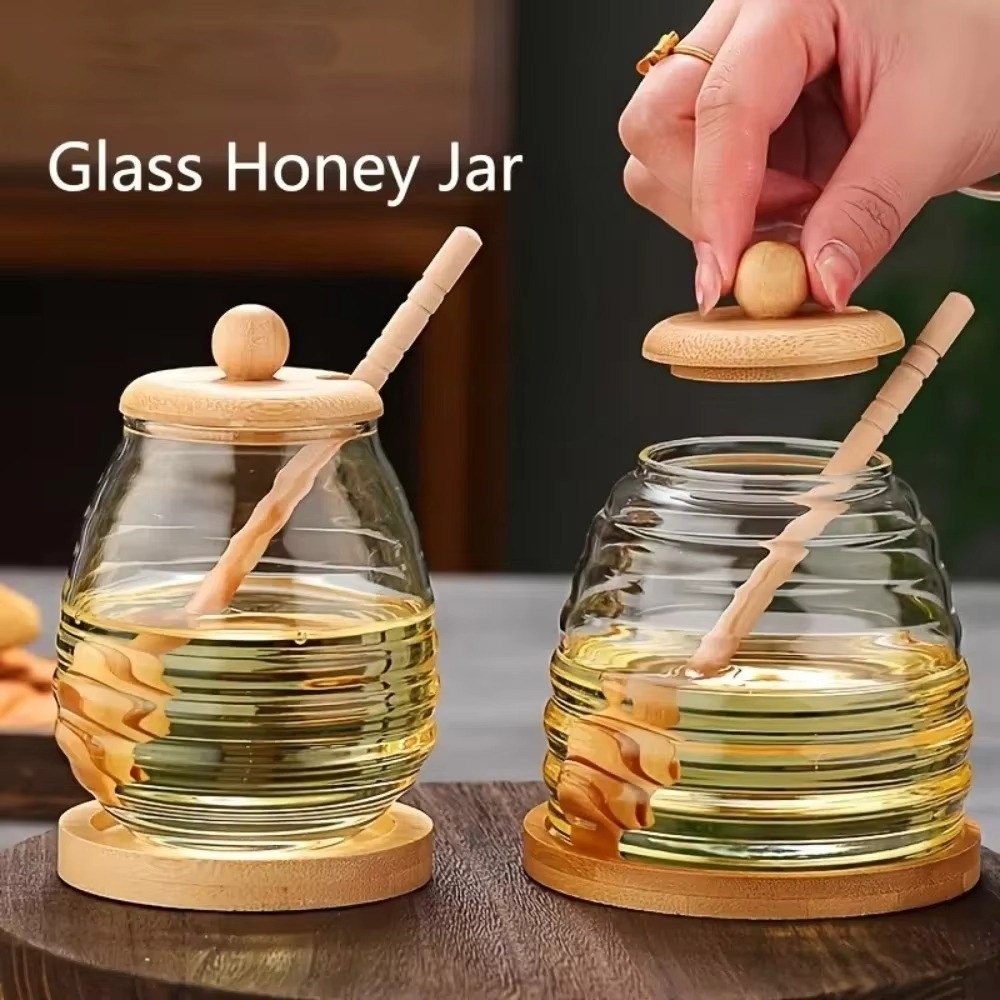 Tanque de favo de mel de vidro - Food Storage Set Glass avaliação e preço