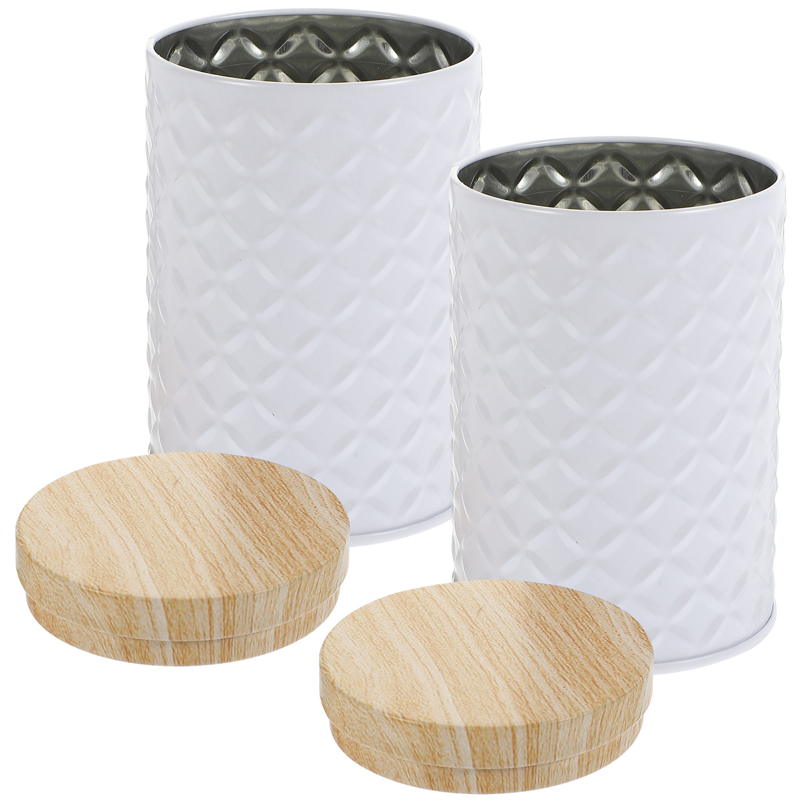 Conjunto de 2 Latas de Armazen - Food Storage Organizer avaliação e preço