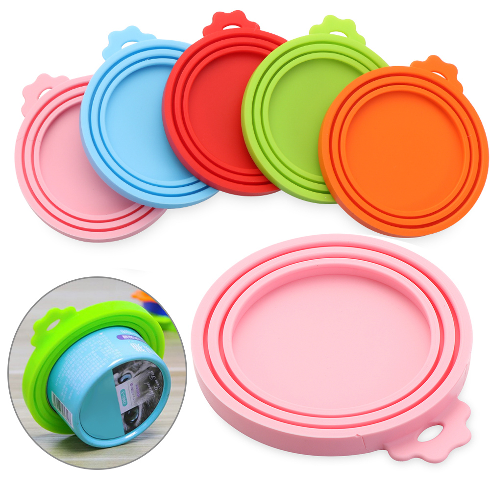 Silicone colorido pode tampa,  - Food Storage Keep Hot avaliação e preço
