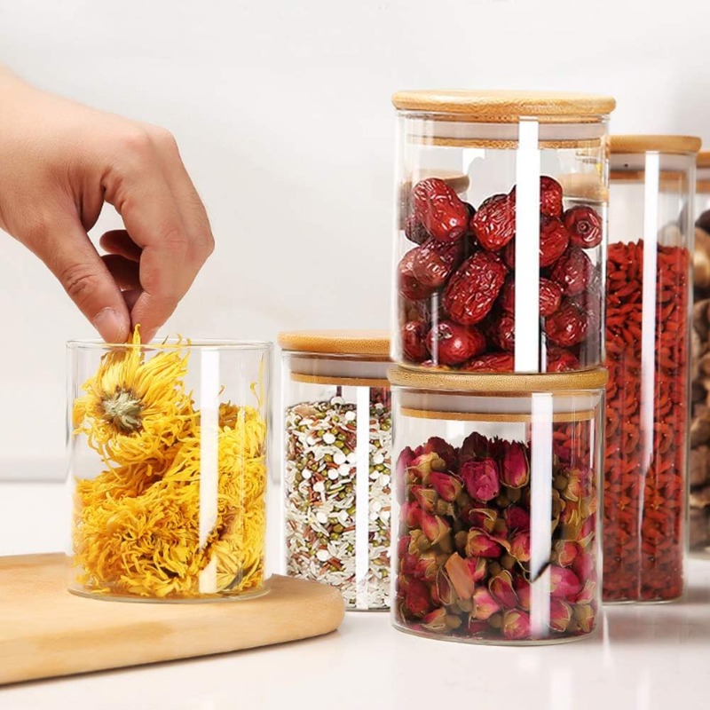 Conjunto de 12 frascos de vidr - Food Storage Set Glass avaliação e preço